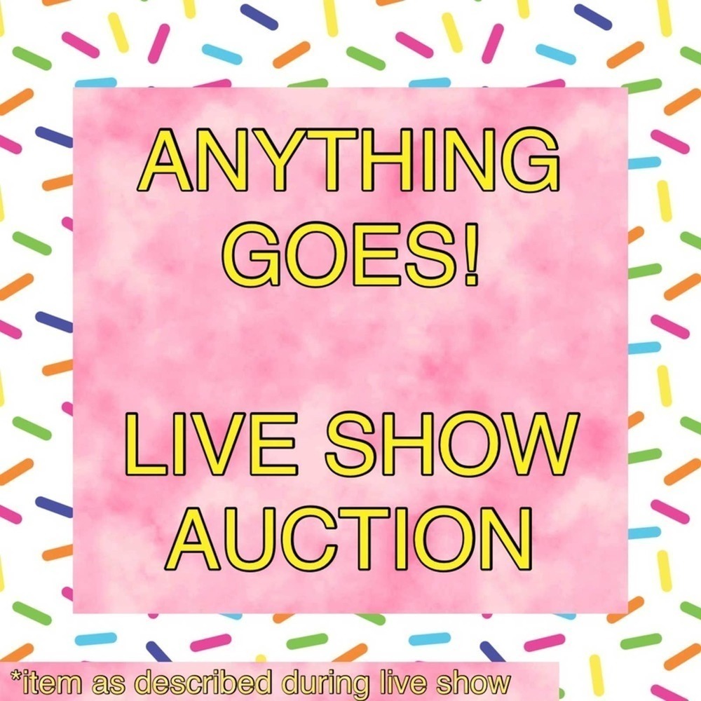 #101 ANYTHING GOES  Item as described during live auction! TAKE A Screenshot